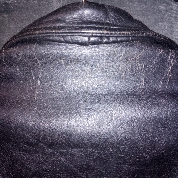 Vintage Wilson's Leather Motorcycle Jacket Size Medium - Picture 9 of 10